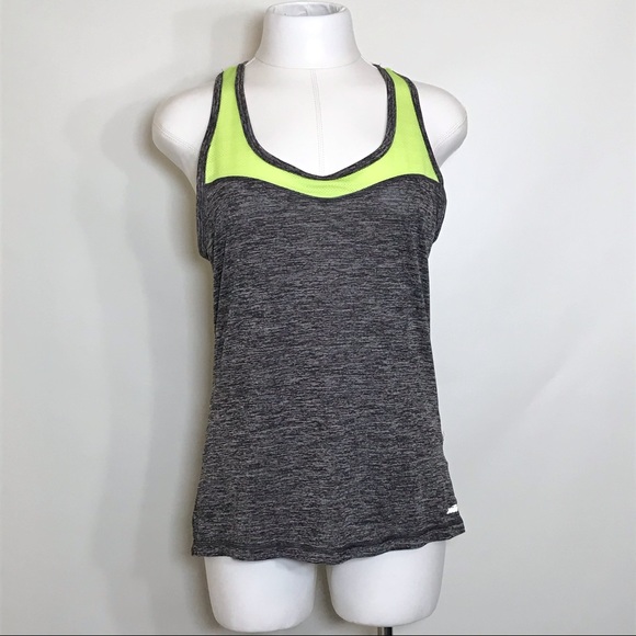 AVIA Active Sweetheart Razor Back Mesh Top - Picture 2 of 7